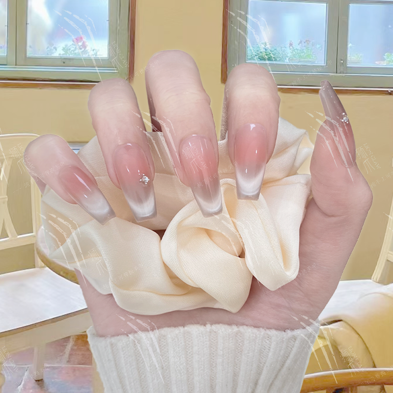 【露珠】狮爪美甲款式推荐2025爆款美甲纯手工穿戴甲只带工具包