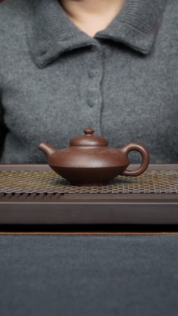 茶壶段泥红*牛曼生合欢原矿零添加古法手磨老团泥230毫升