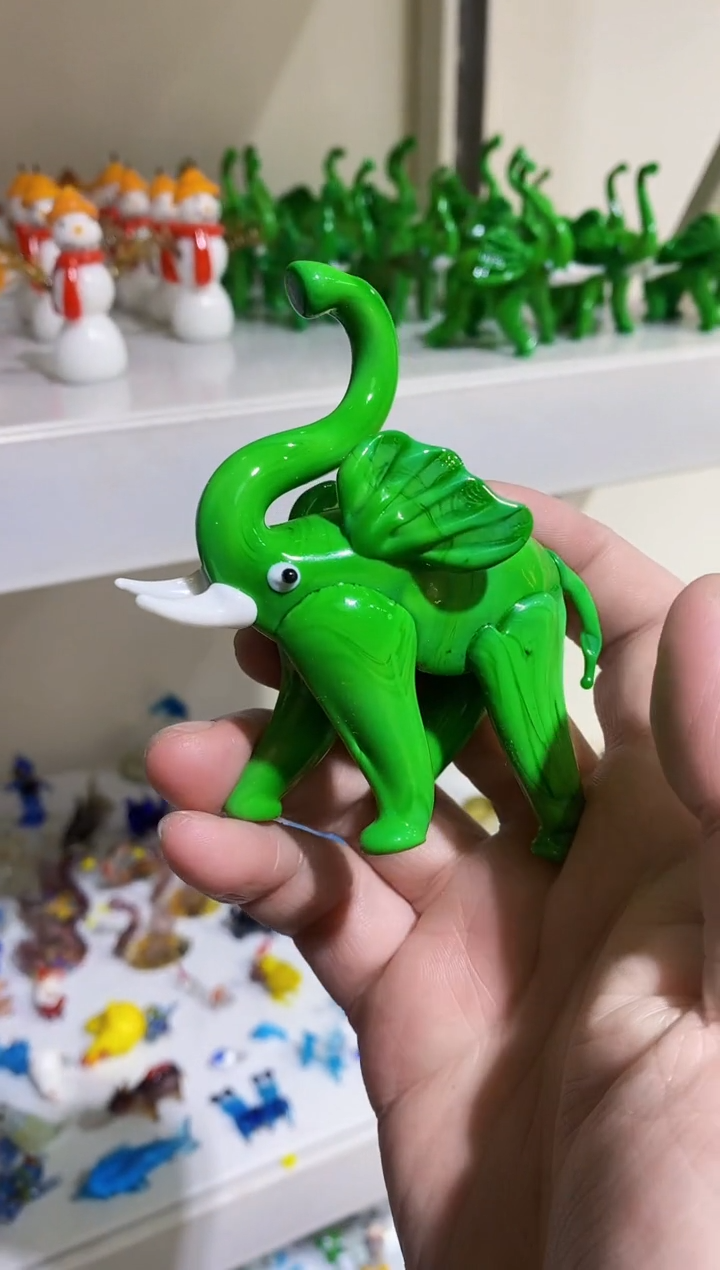 【闪购商品】琉璃手工艺品大象