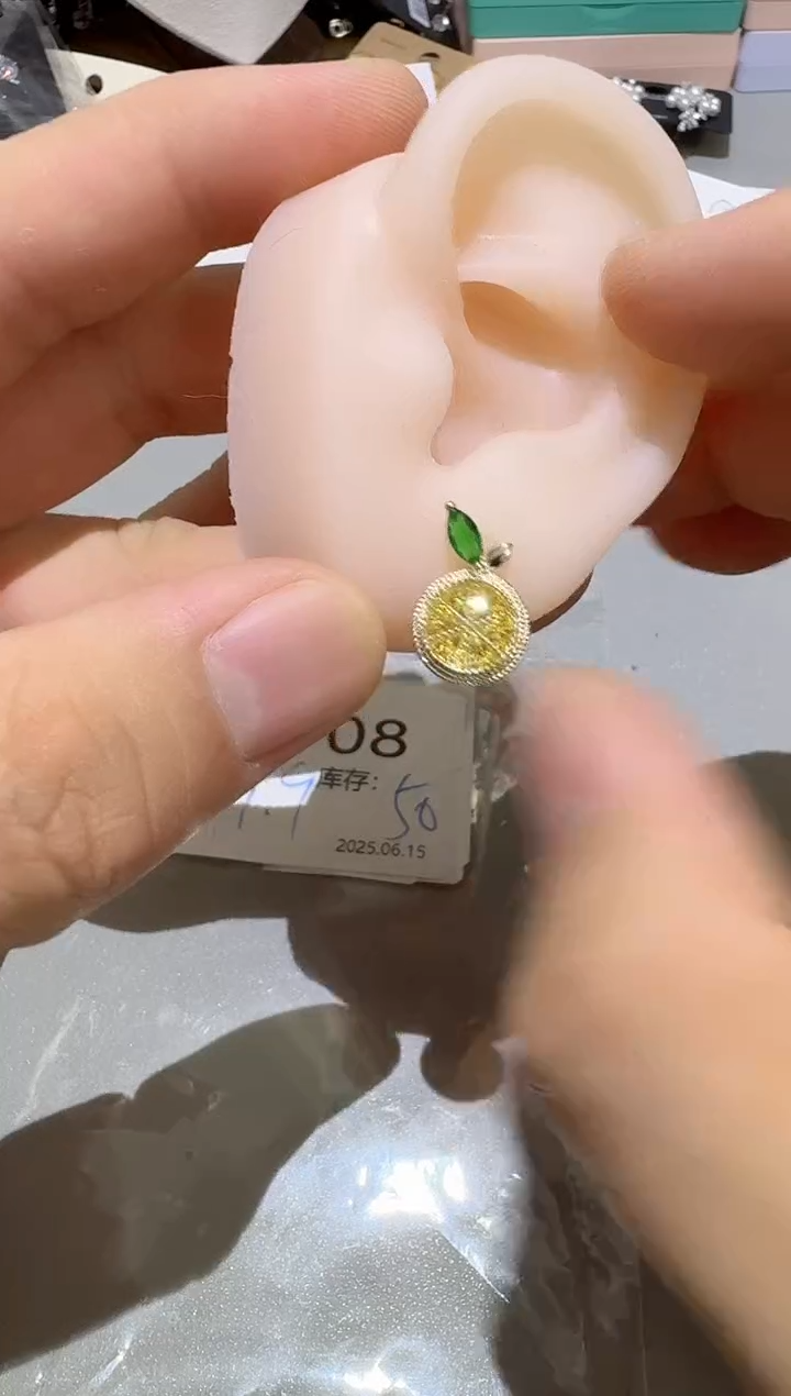 铜合金合成立方氧化锆925银B108