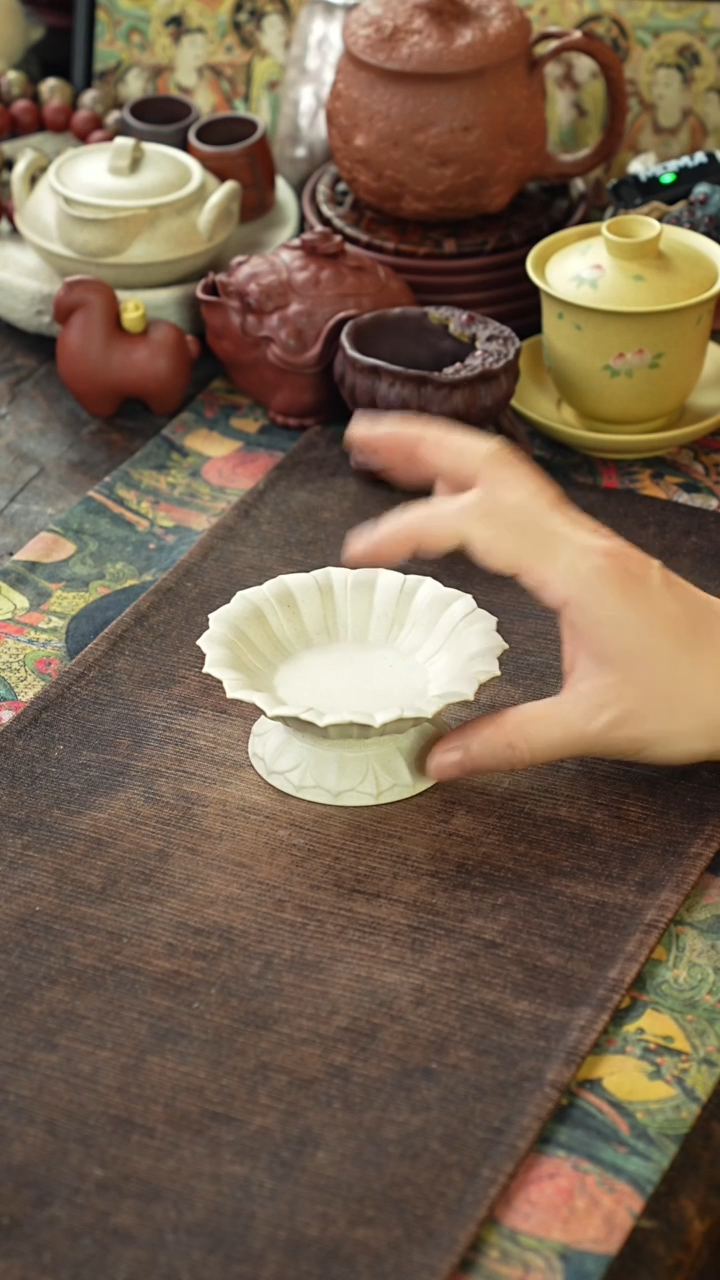 创意莲花紫砂茶托茶座