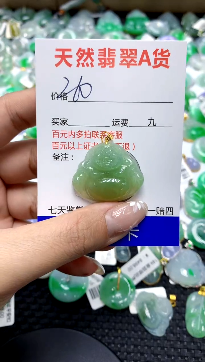 【闪购商品】翡翠颈饰18K金镶嵌1111111111111111