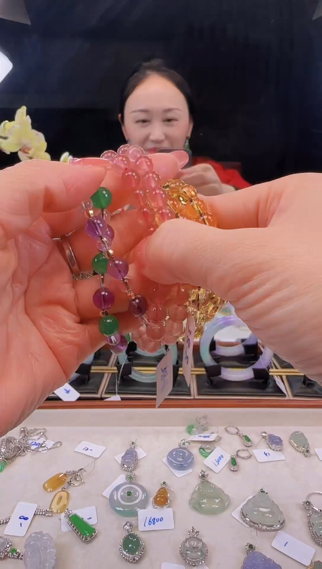 【闪购商品】水晶手串未镶嵌紫色水晶