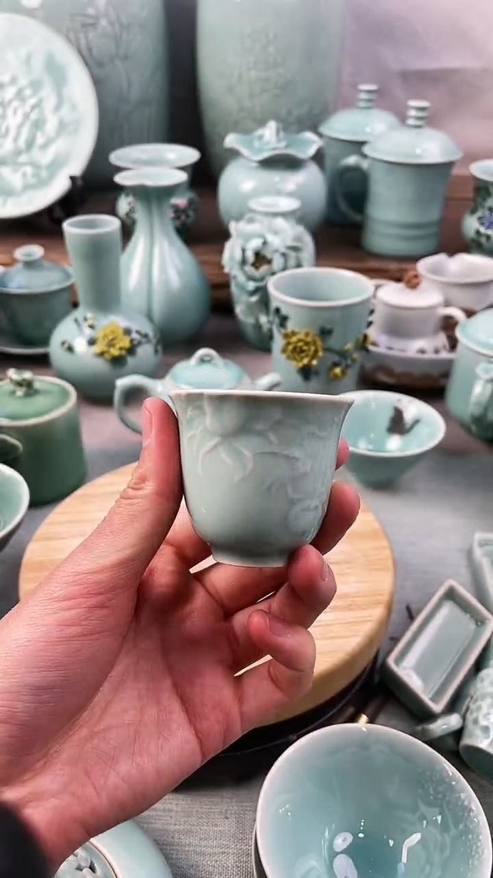 【闪购商品】 特价 微瑕 慧仙青瓷