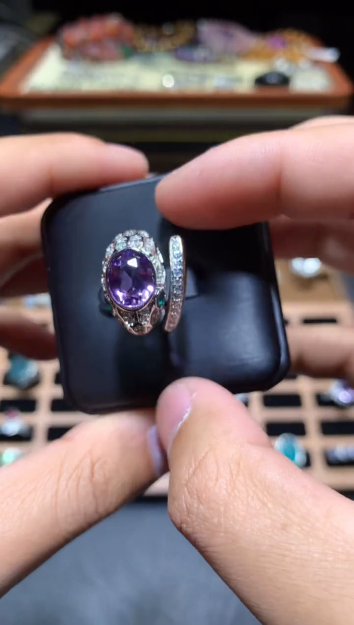 【闪购商品】水晶戒指未镶嵌T111【多样性发其一】