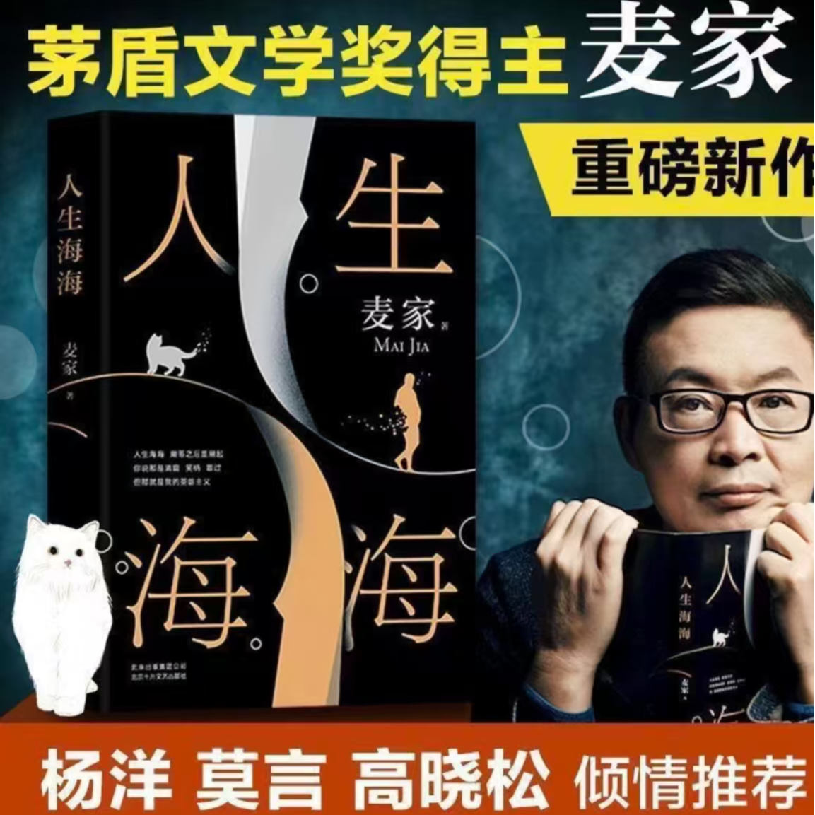 人生海海  麦家经典代表作发行超350万册创文学新奇迹
