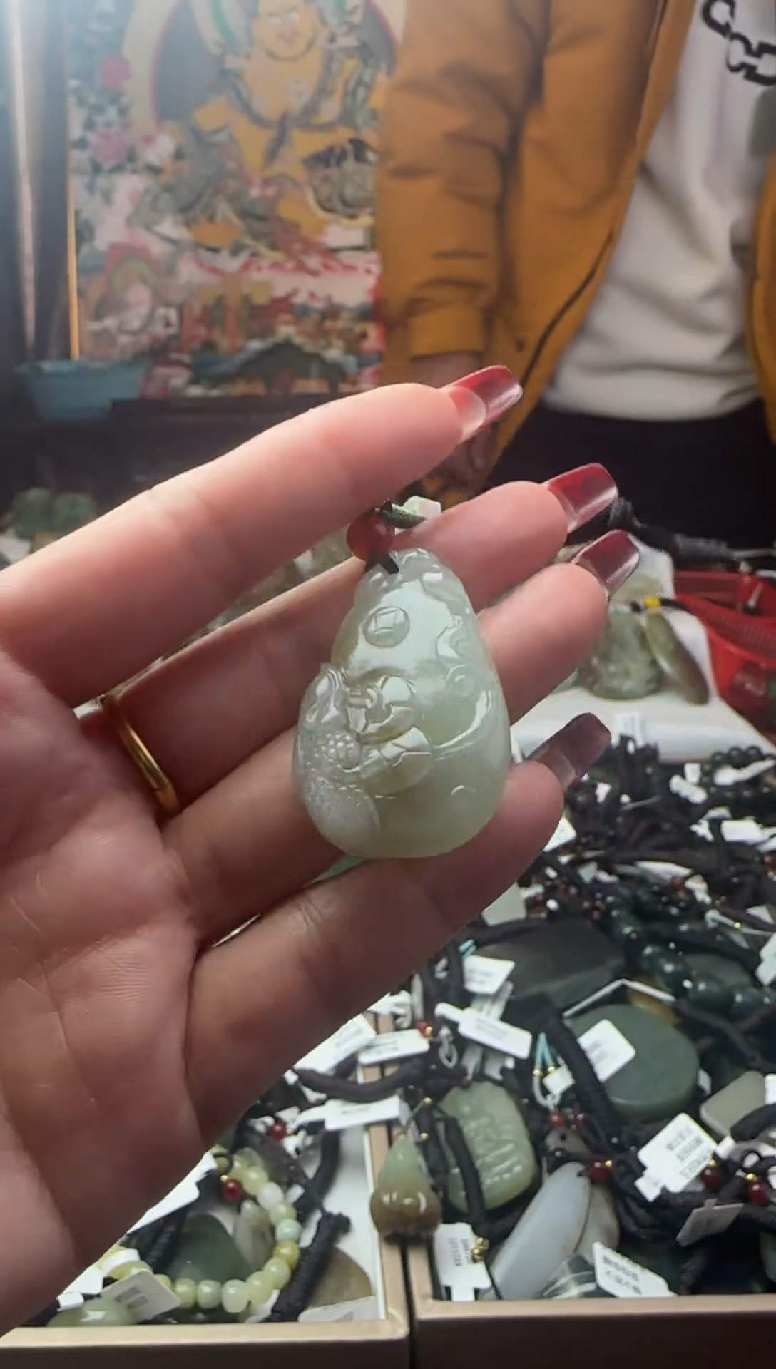 颈饰未镶嵌和田玉37867676543