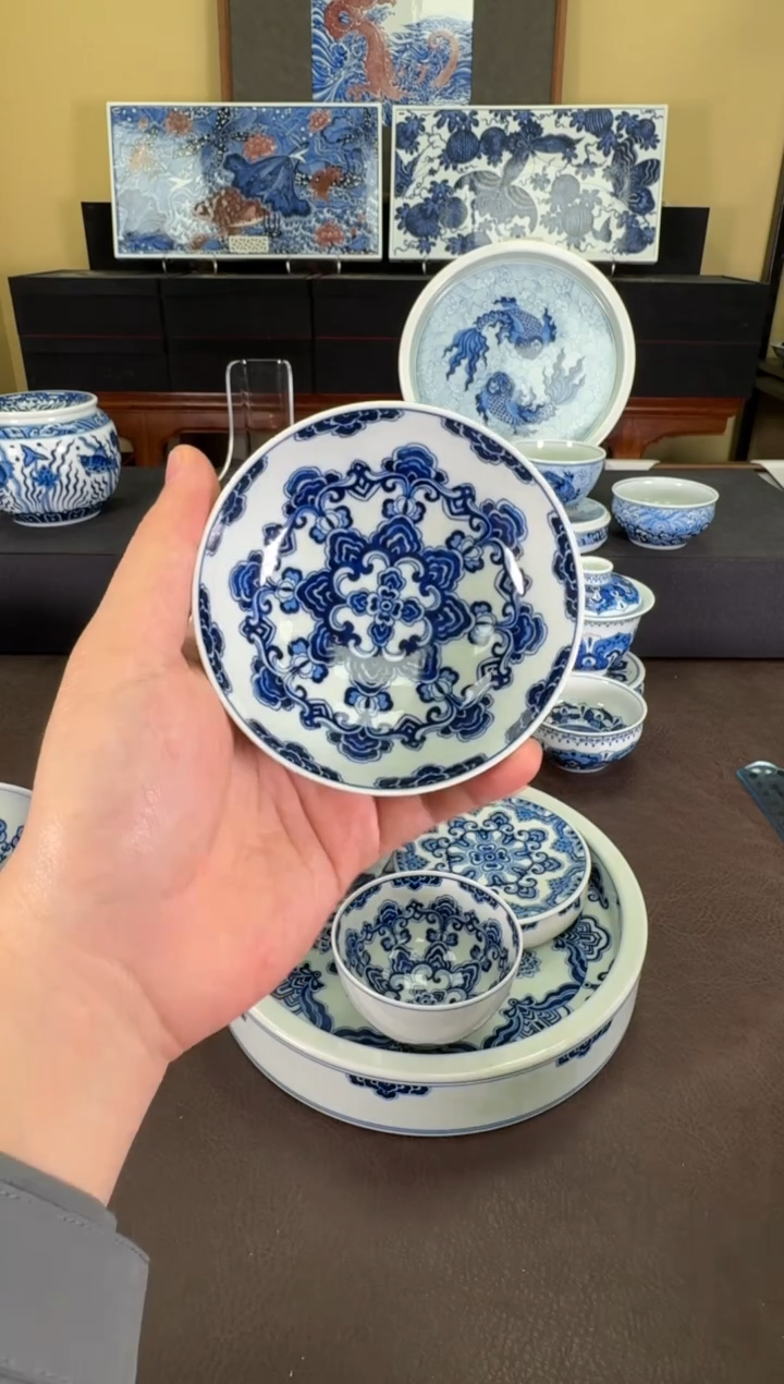 【闪购商品】羿器窑星空宝相纹普洱杯