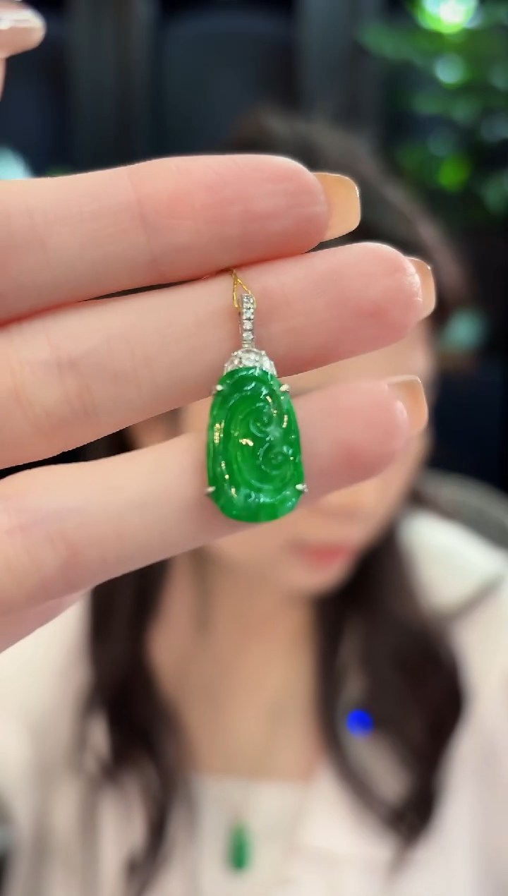 吊坠(不含链)未镶嵌翡翠 缅甸A货/支持复检/一件