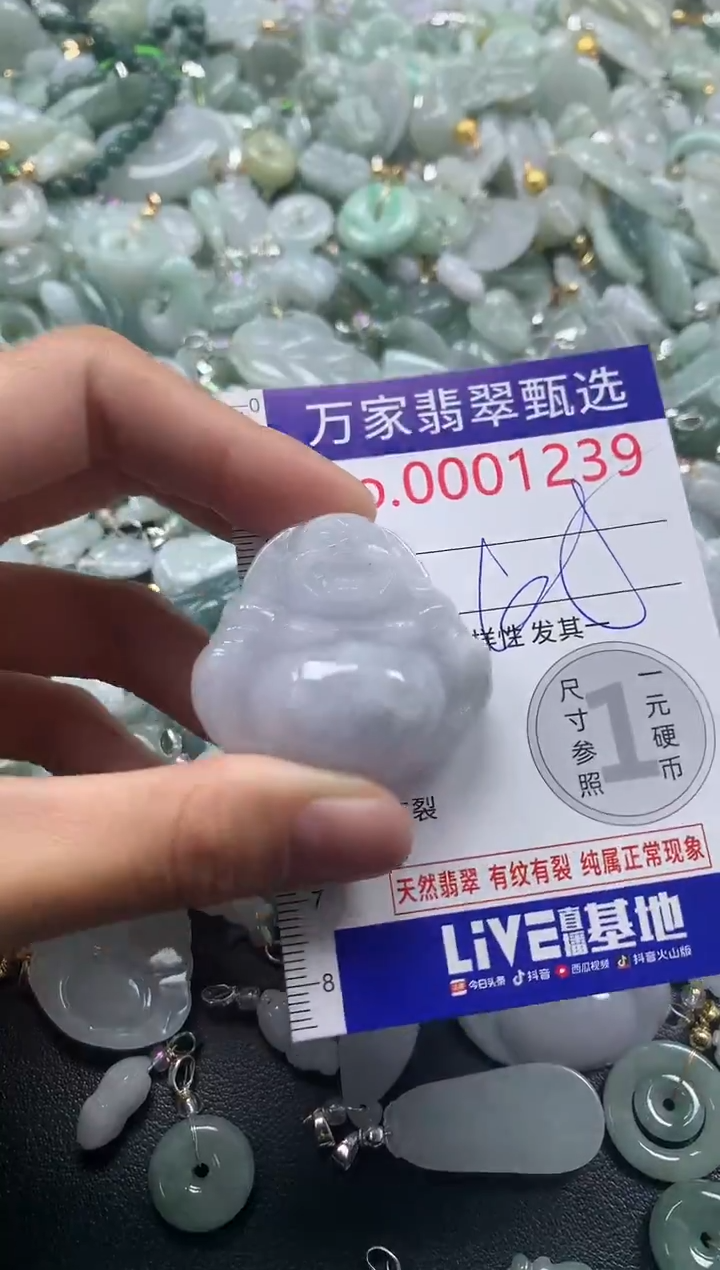 吊坠(不含链)未镶嵌翡翠1239