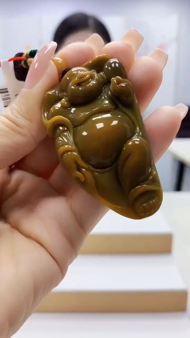 未镶嵌定制翡翠4812ty-毛货挂件21