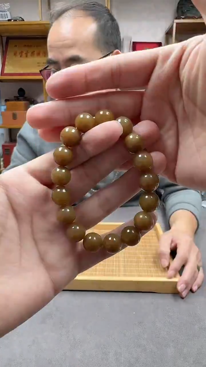 未镶嵌手链和田玉12且末糖