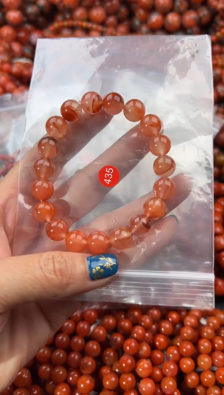 未镶嵌手串南红玛瑙10+