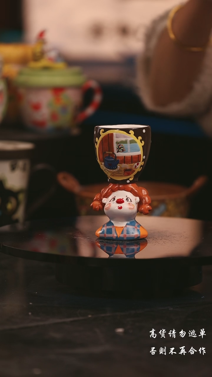 陶瓷景德镇可爱设计师款陶瓷 