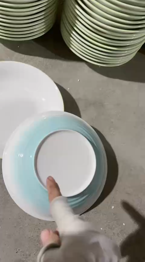 【闪购商品】瑕疵两色盘2个不可明火