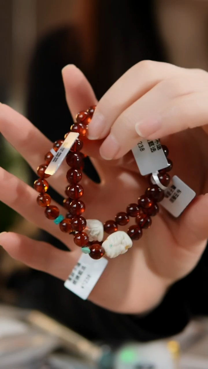 手链血珀未镶嵌A85多样性发其一