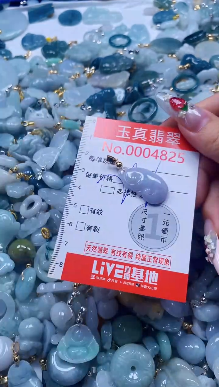 翡翠未镶嵌吊坠(不含链)4825