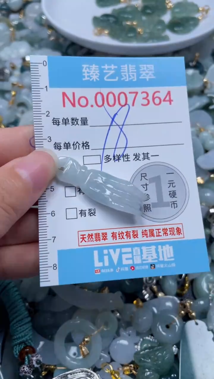 颈饰未镶嵌翡翠7364