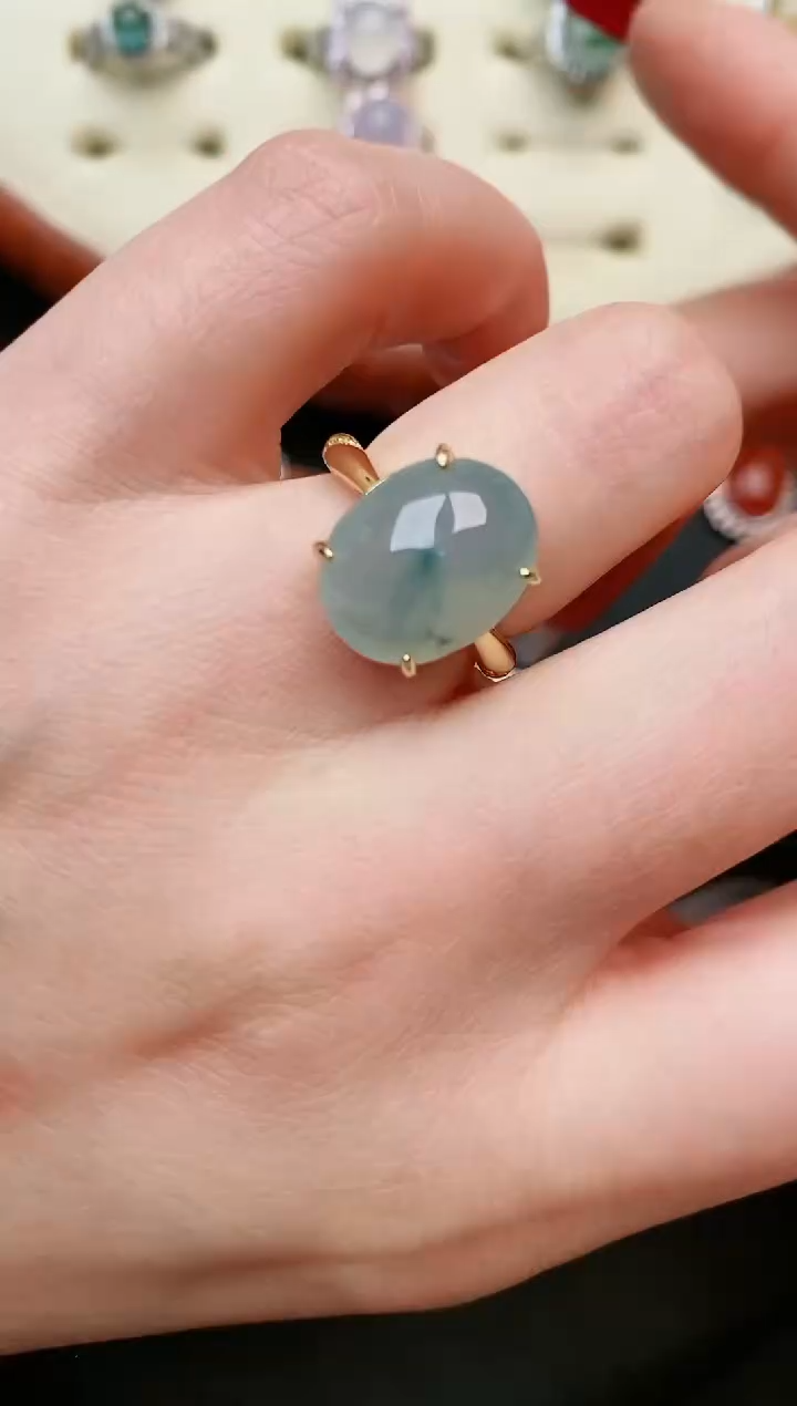 【闪购商品】翡翠戒指银S925镶嵌.....