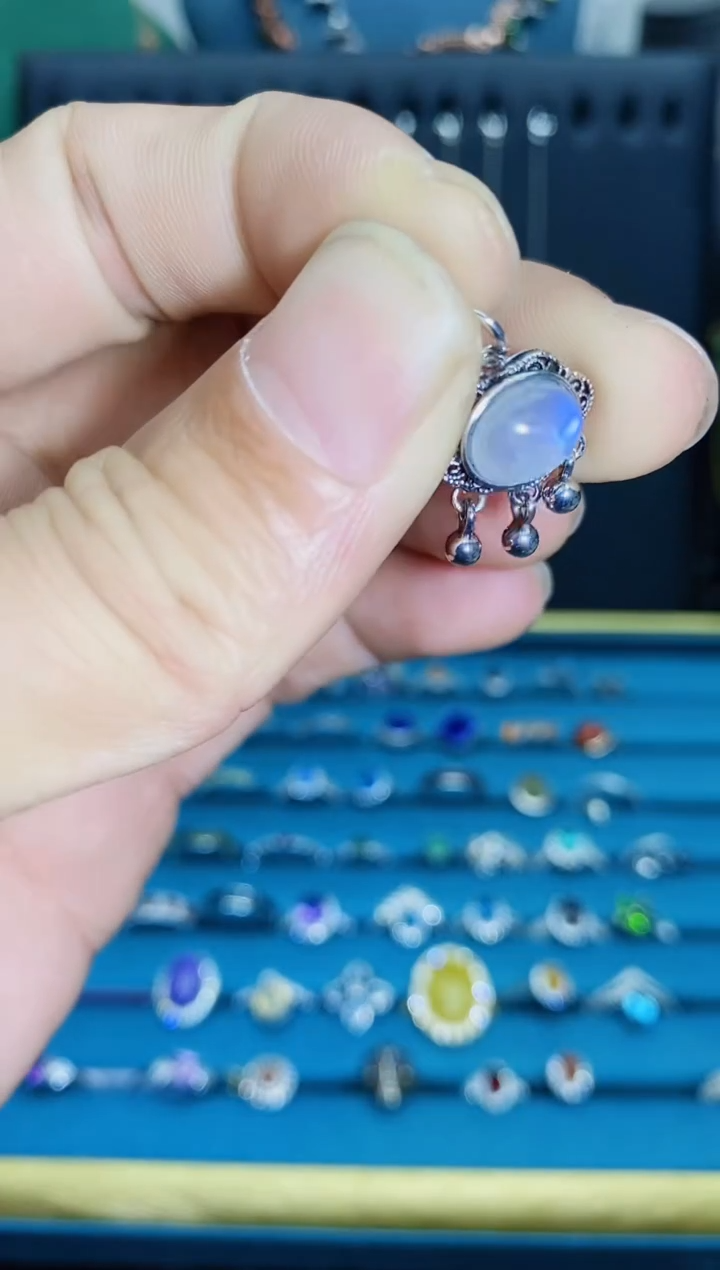 【闪购商品】月光石颈饰银S925镶嵌12121