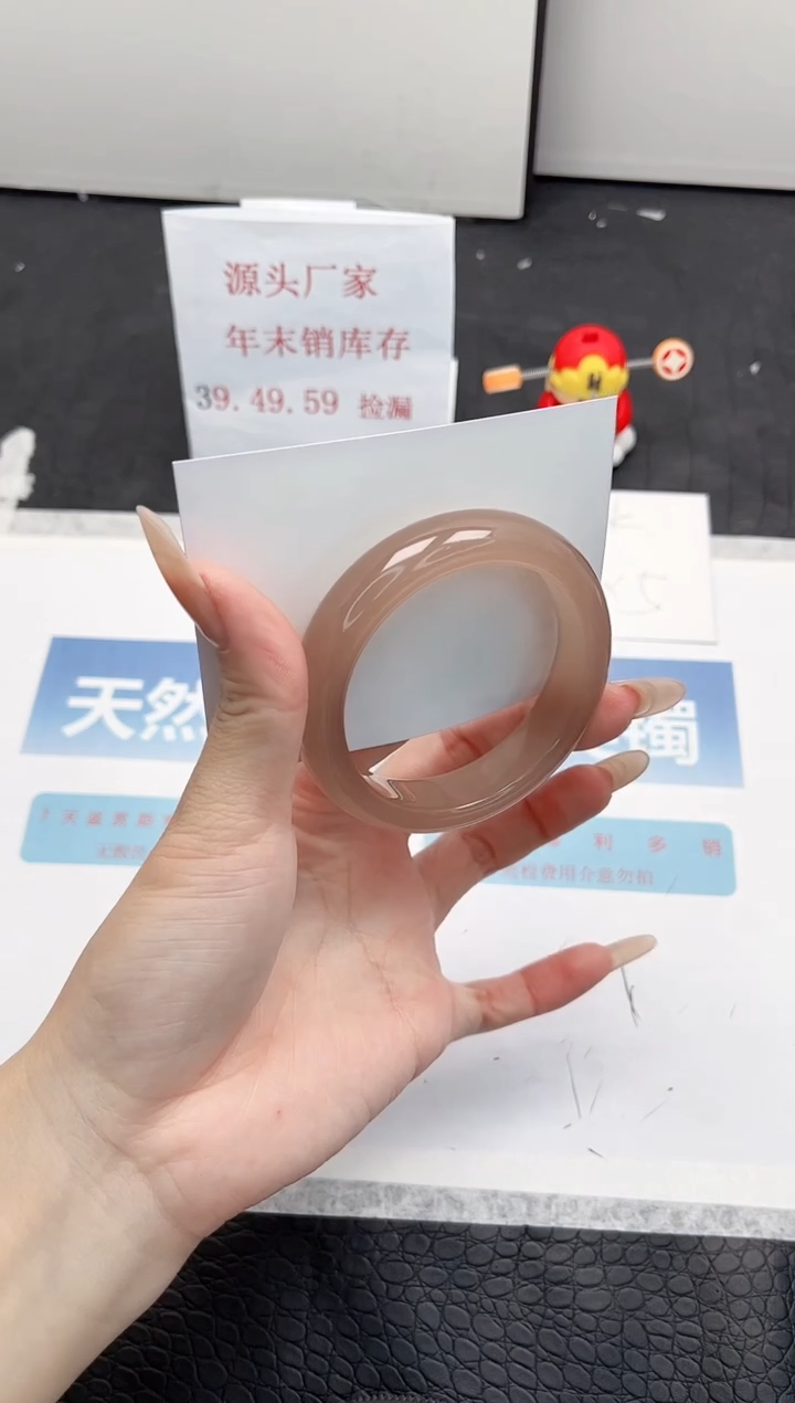 【闪购商品】石英质玉手镯未镶嵌Q41-54.1