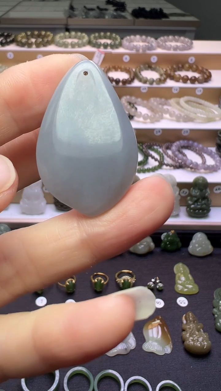 颈饰未镶嵌和田玉123号链接约卡37*23*8