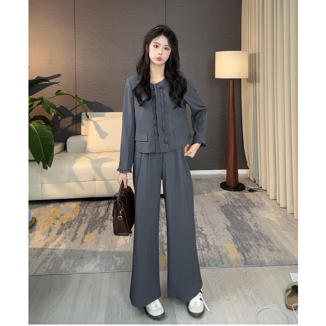 【秋季时尚款】休闲风静奢风日式慵懒风气质时尚套装