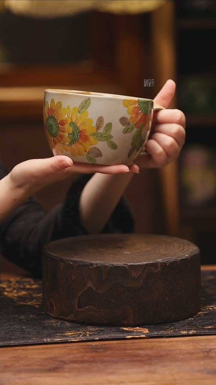 陶瓷 景德镇高温釉下手绘陶瓷@L716@