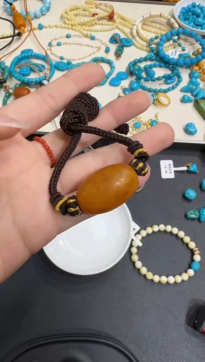 琥珀颈饰未镶嵌X0102-1195-220