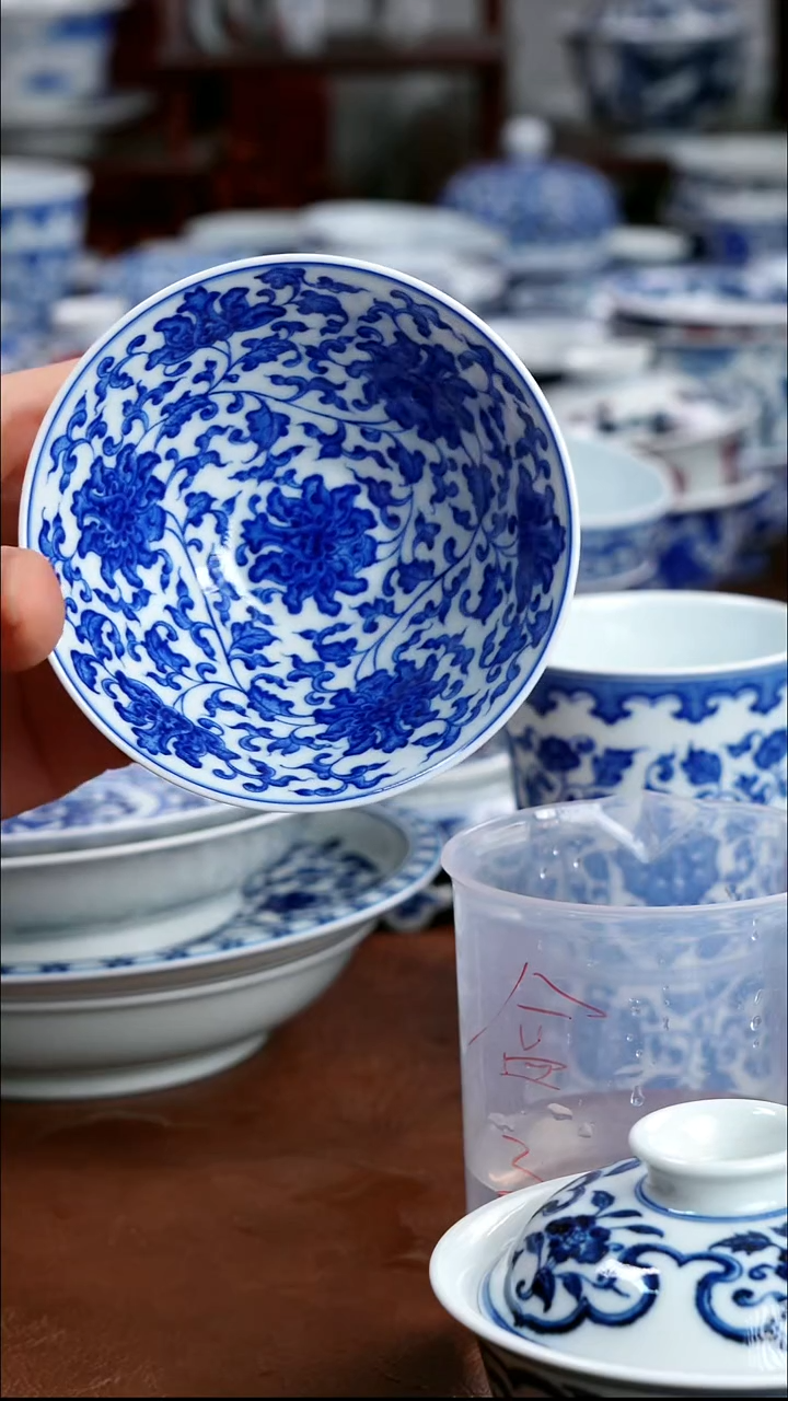 景德镇高端茶器景德镇墨奈纯手工手绘高端茶器