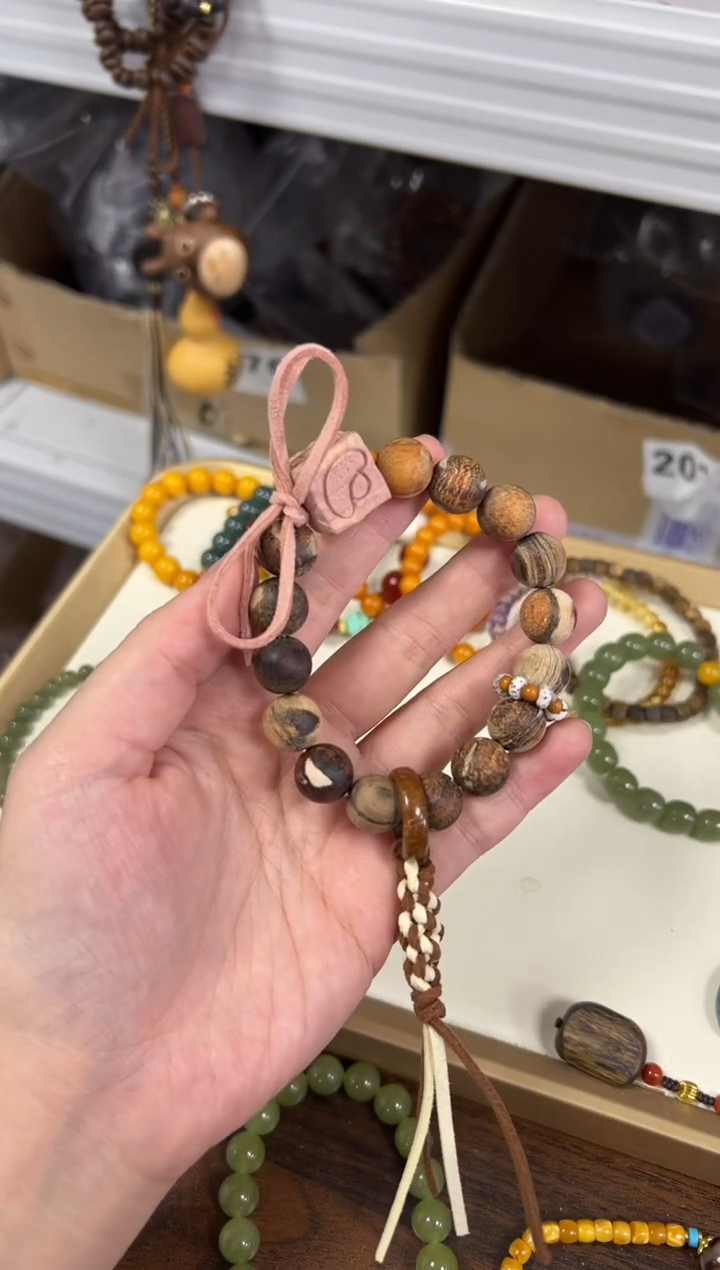 贡木手串/手链多宝老贡木柏木设计款手串[1712]