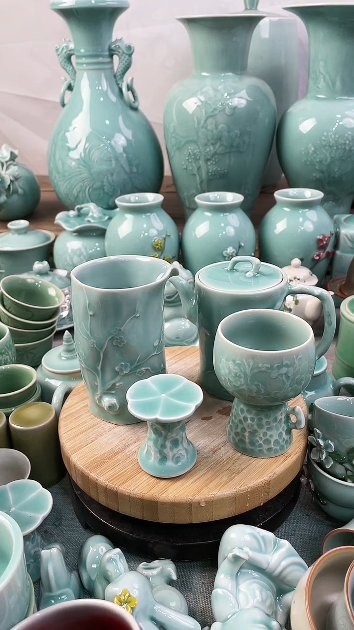 【闪购商品】1壶1公道1杯1盖置  福利款 慧仙青瓷