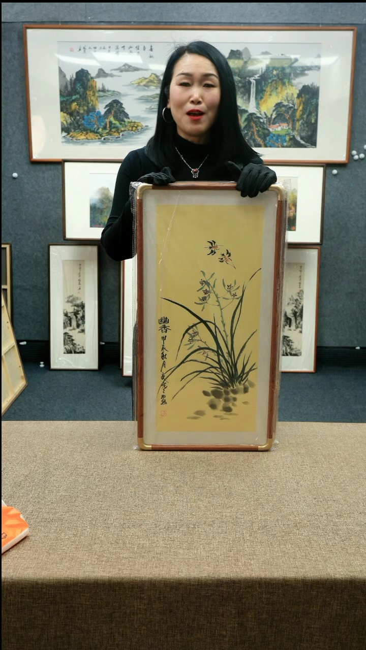 【闪购商品】国画33*66夏寒老师花鸟