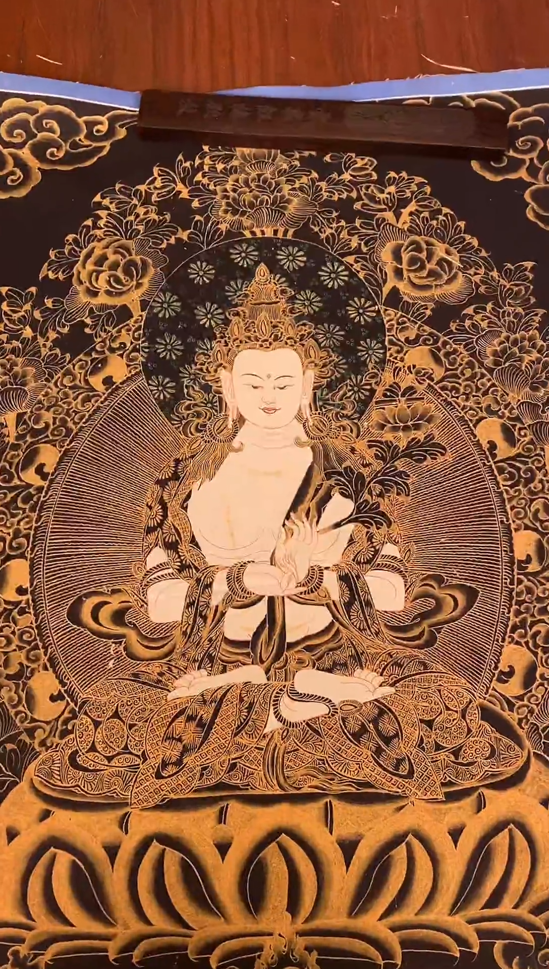 装裱画精美唐卡tk16116