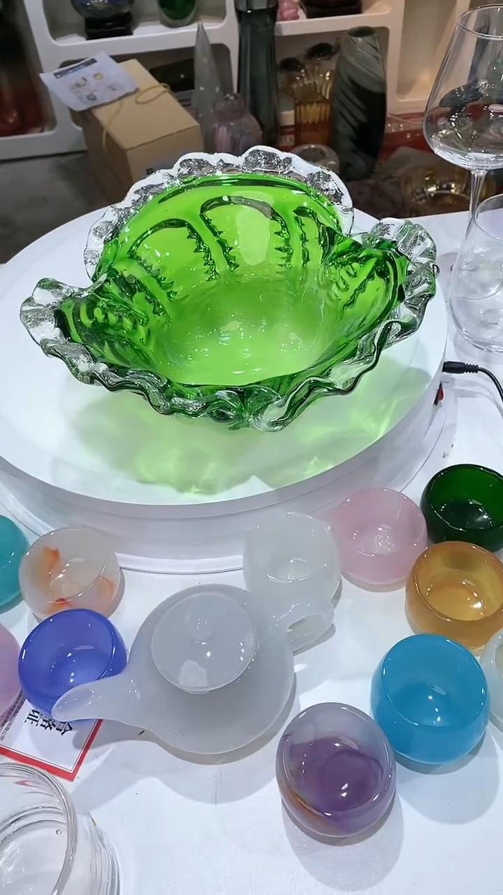 【闪购商品】琉璃白菜果盘