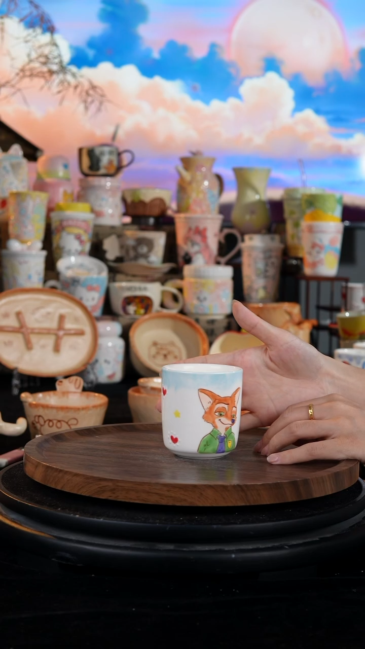 陶瓷便携款手工手绘景德镇陶瓷