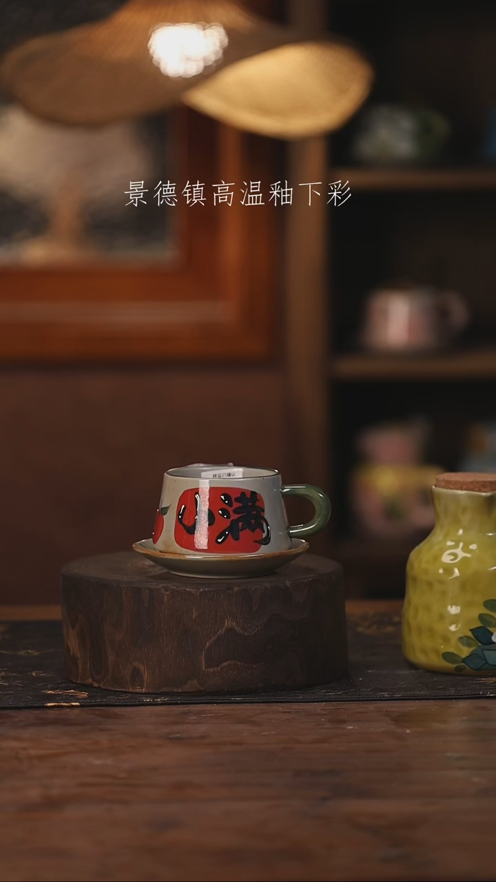 陶瓷景德镇高温釉下手绘陶瓷149