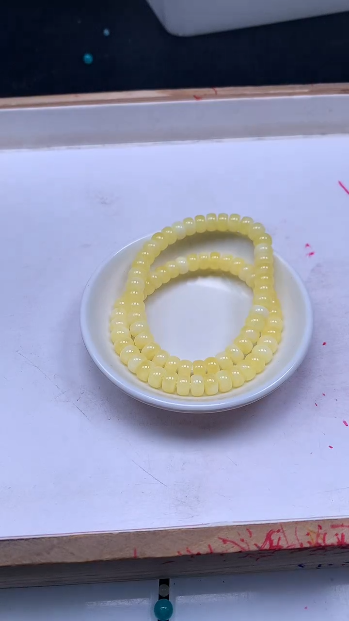 裸石蜜蜡未镶嵌M225 白花蜡直切4*7mm1条9.9元