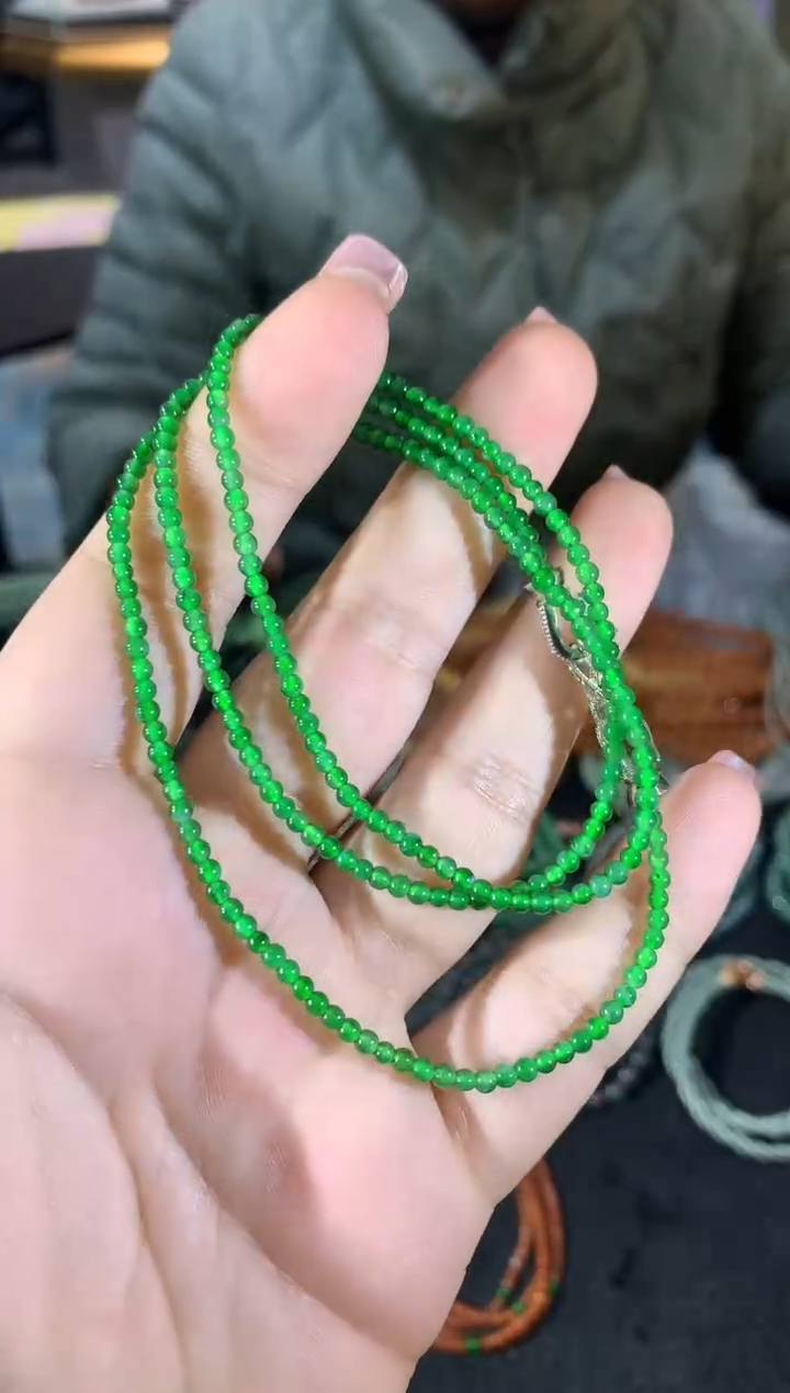 【闪购商品】翡翠项链未镶嵌052zxy时尚翡翠