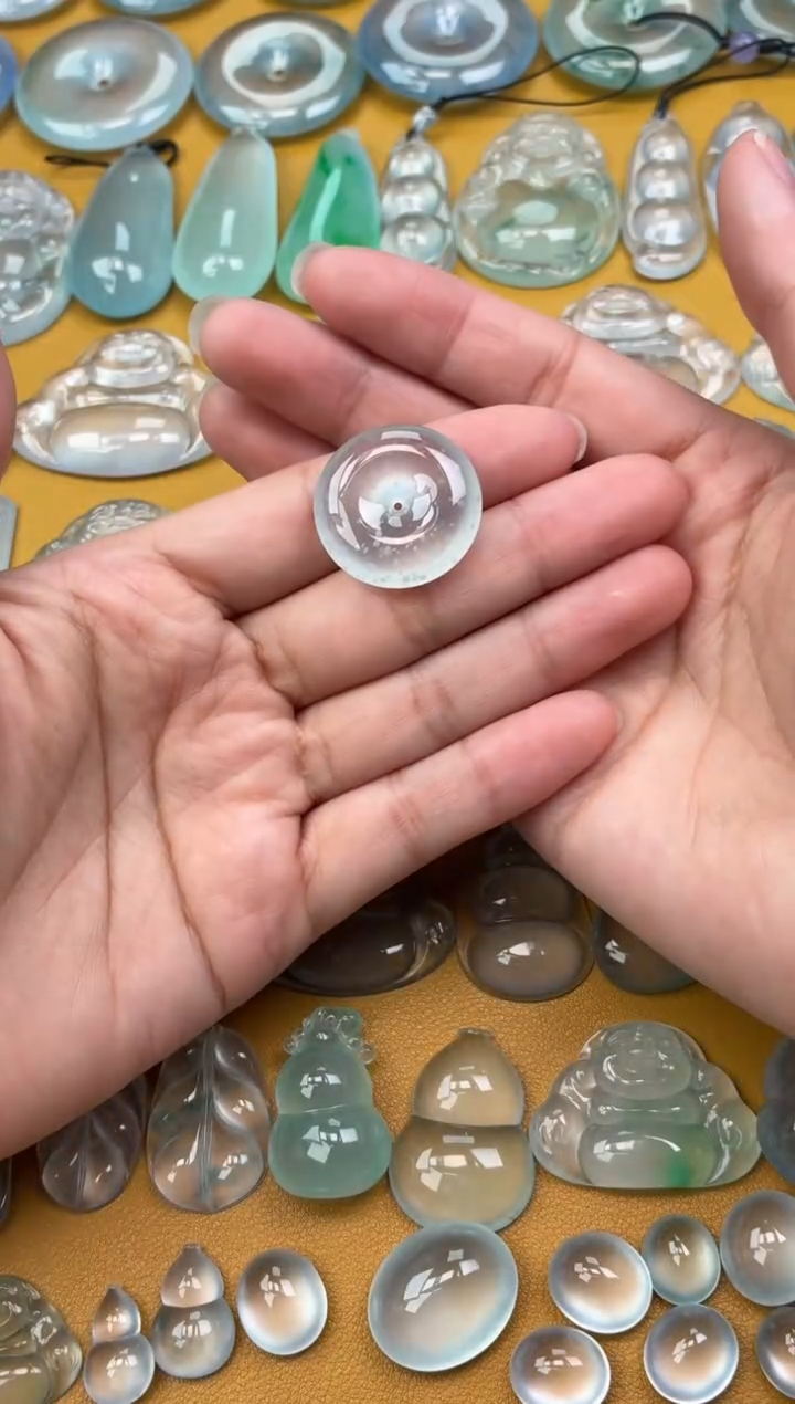 吊坠(不含链)未镶嵌翡翠6 平安扣 24.3 5.9