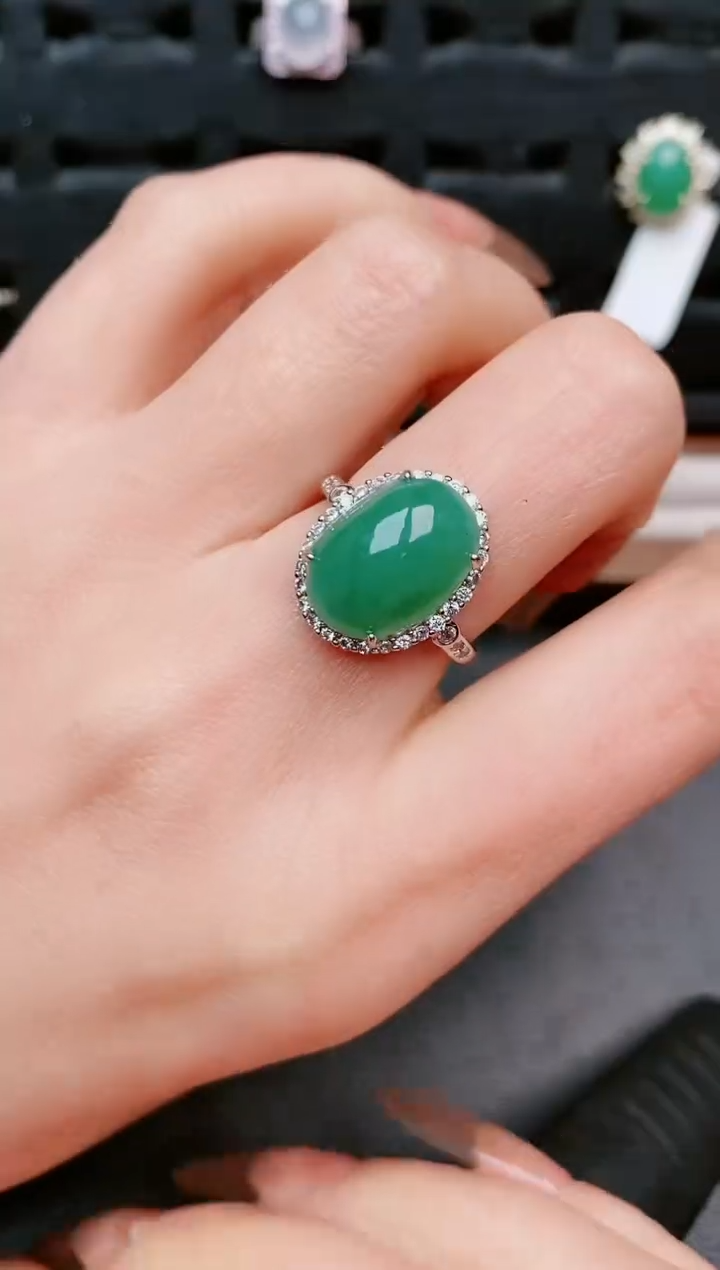 【闪购商品】翡翠戒指银S925镶嵌.....