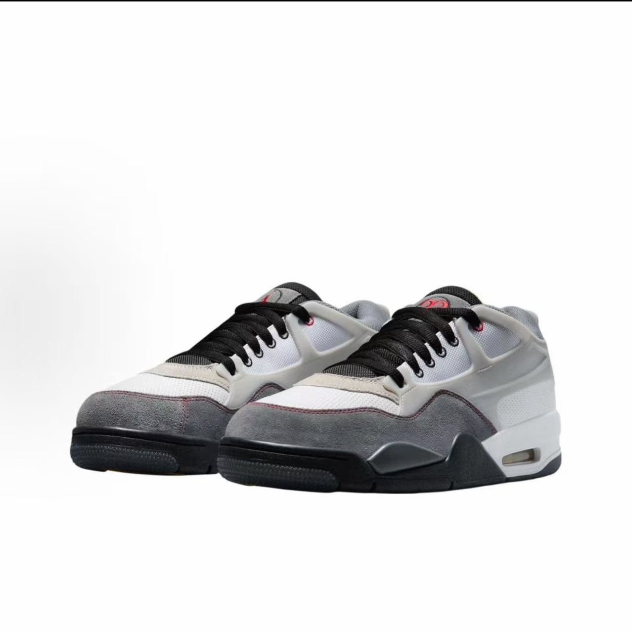 NIKE AIR JORDAN 4 RM PRM耐克男款低帮白灰板鞋IB8052-100