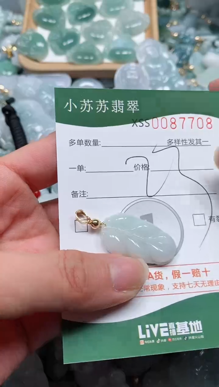 【闪购商品】翡翠颈饰未镶嵌闪购商品0087708