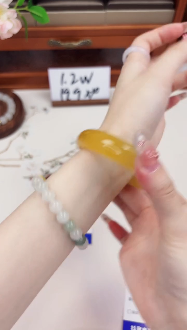 石英质玉手镯未镶嵌196-财气镯-圈口58