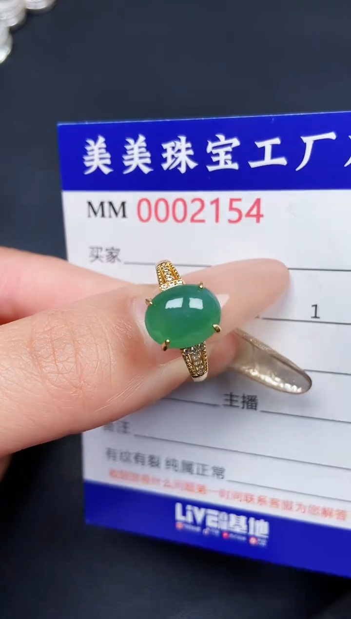 【闪购商品】翡翠颈饰银S925镶嵌2154