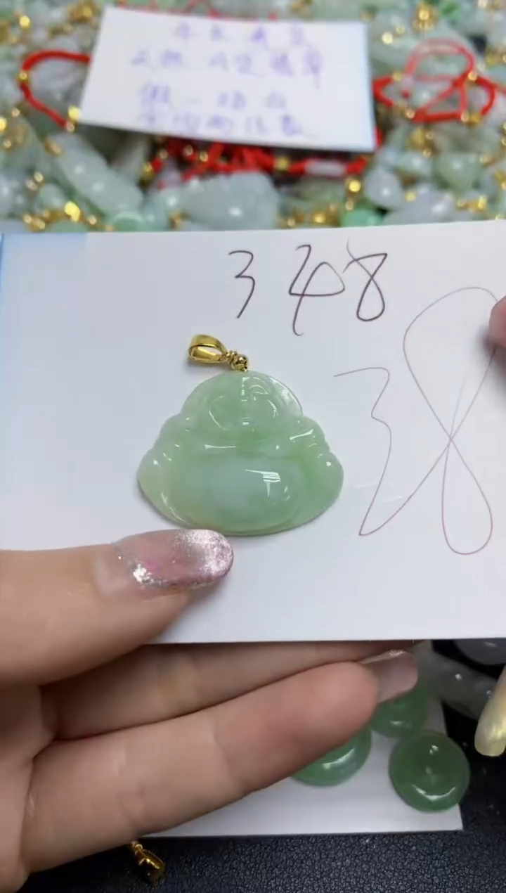 【闪购商品】翡翠颈饰合金天然翡翠A货