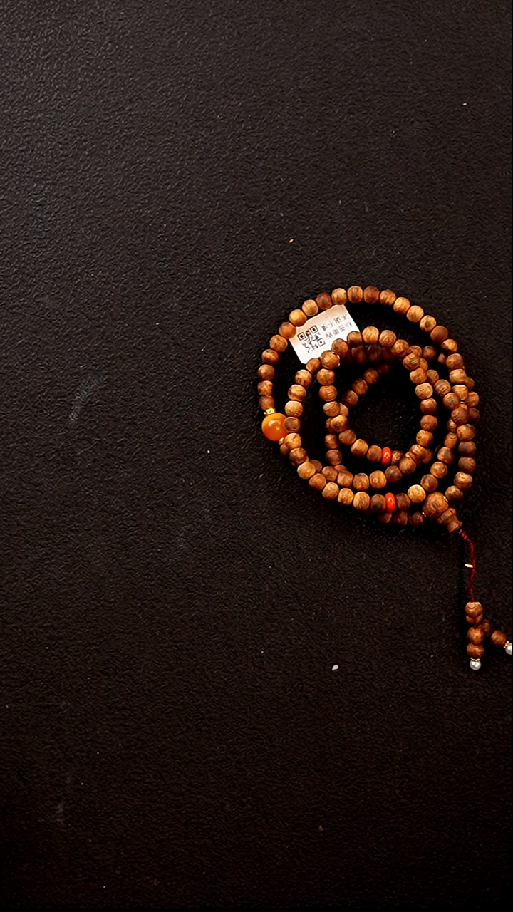 沉香手串6mm莺歌绿棋楠  圆珠多圈设计款