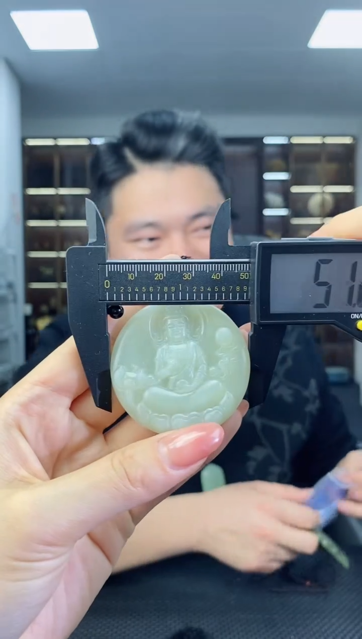 【闪购商品】和田玉颈饰未镶嵌观音清货2