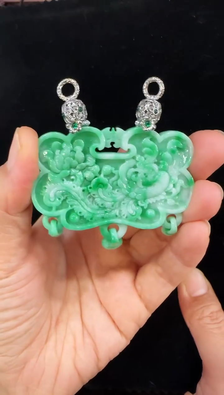 颈饰未镶嵌翡翠国风