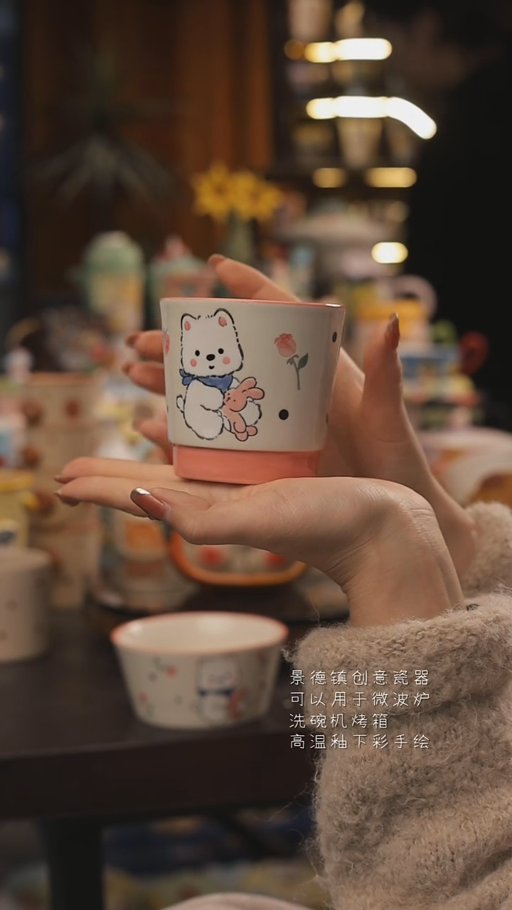 景德镇釉下彩绘设计师款式陶瓷